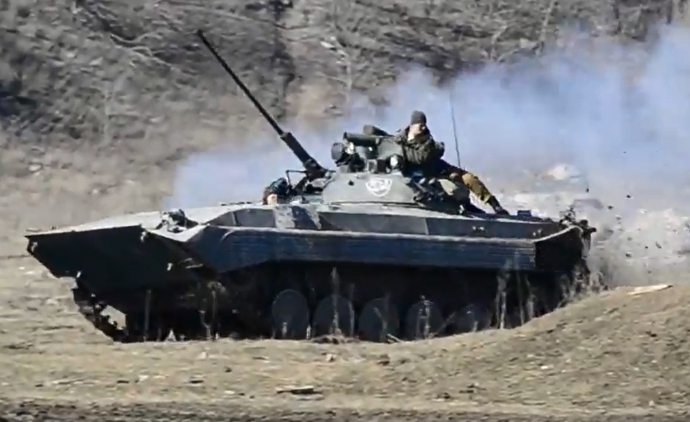 JulianRoepcke's tweet photo. #BMP_2 practice at the same training ground in #Donbas.
https://t.co/1eBf0jK82p
#RussiaInvadedUkraine http://t.co/XXypbmuDQ8
