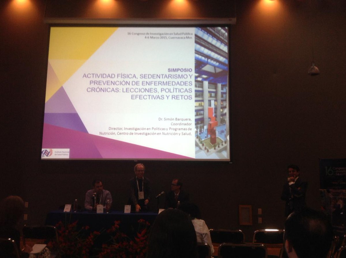 emanuelorozcone's tweet photo. Felicidades a @SBarquera por su extraordinario panel sobre actividad física. #CONGISP2015 http://t.co/nWV1VZLhz4