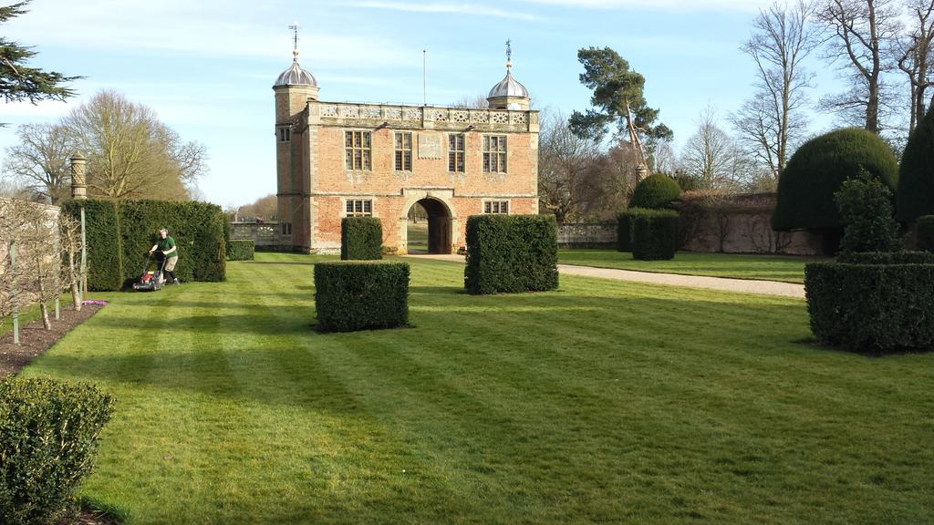 CharlecoteNT's tweet photo. Spring is in the air, our stripes are back on the Greencourt grass @NTmidlands http://t.co/FDpqG5Vv2m