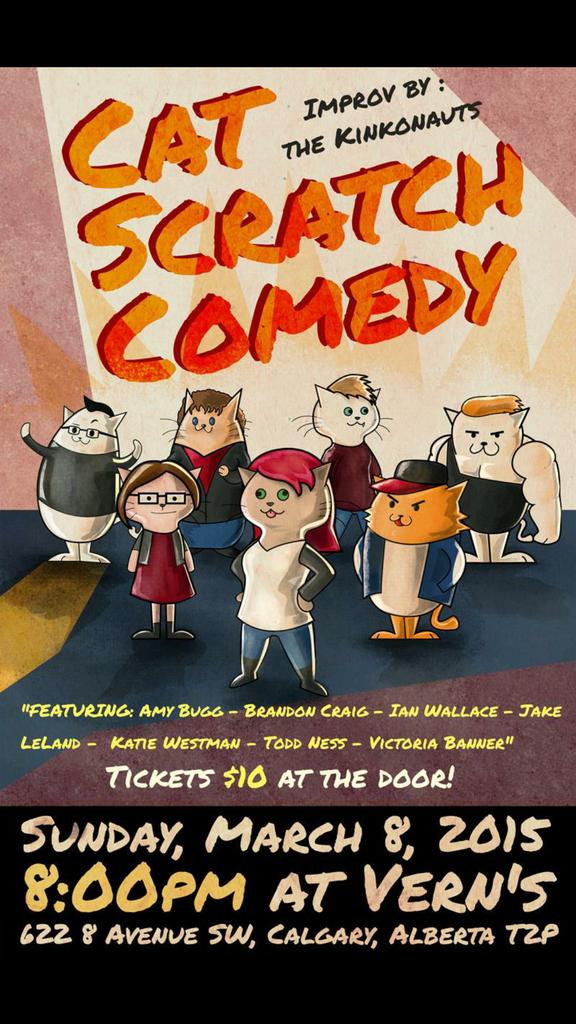 CatScratchCom's tweet image. Come get drunk with some former @LateNightPlaza guests!