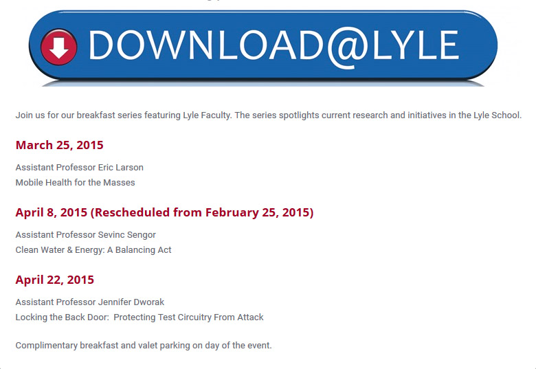 lyleengineering's tweet image. Clean Water &amp;amp; Energy: A Balancing Act has been rescheduled for April 8th smu.edu/Lyle/AboutUs/C… #SMUengineering
