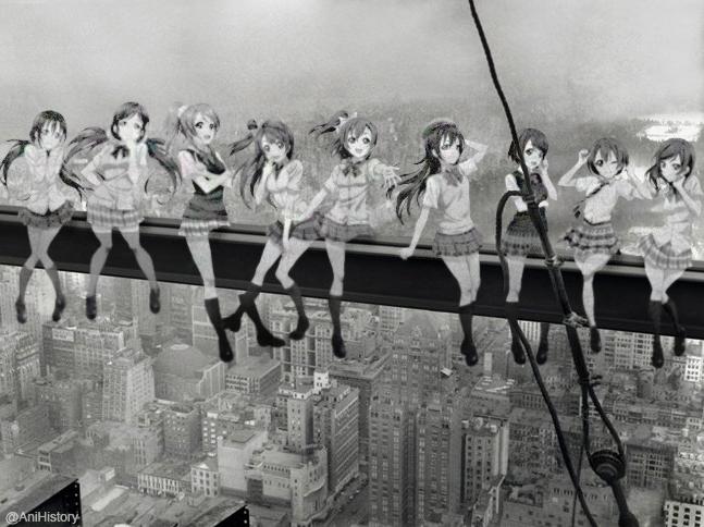 μ's Atop A Skyscraper, 1932. #lovelive