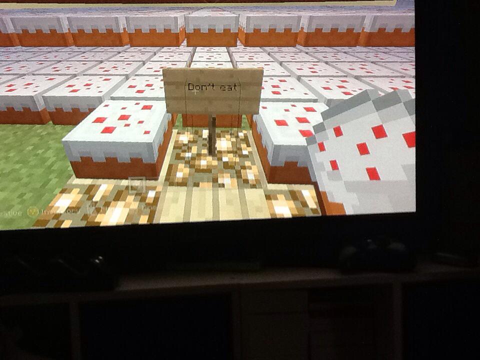 AlisonTowler's tweet photo. @stampylongnose my son Oliver has made a cake mountain and he called it mt cakeacrust http://t.co/khMQxDGqLq