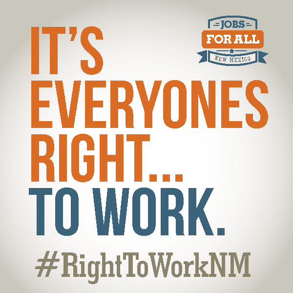 Jobs4AllNM's tweet photo. Retweet if you believe Right-to-Work is the right choice for New Mexico! #nmpol #nmleg #RightToWorkNM http://t.co/qkNxZecFGG