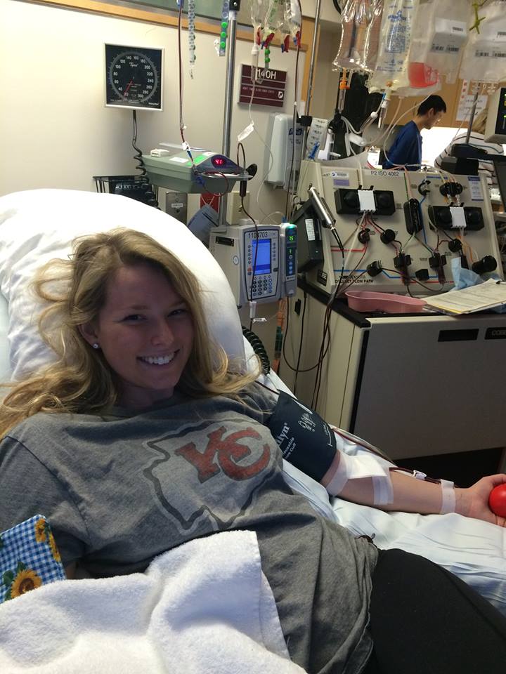 DKMS_us's tweet photo. After donating to a patient in need Lizzie is now organizing her own drive on campus to share her story! http://t.co/SvdupHO9UN