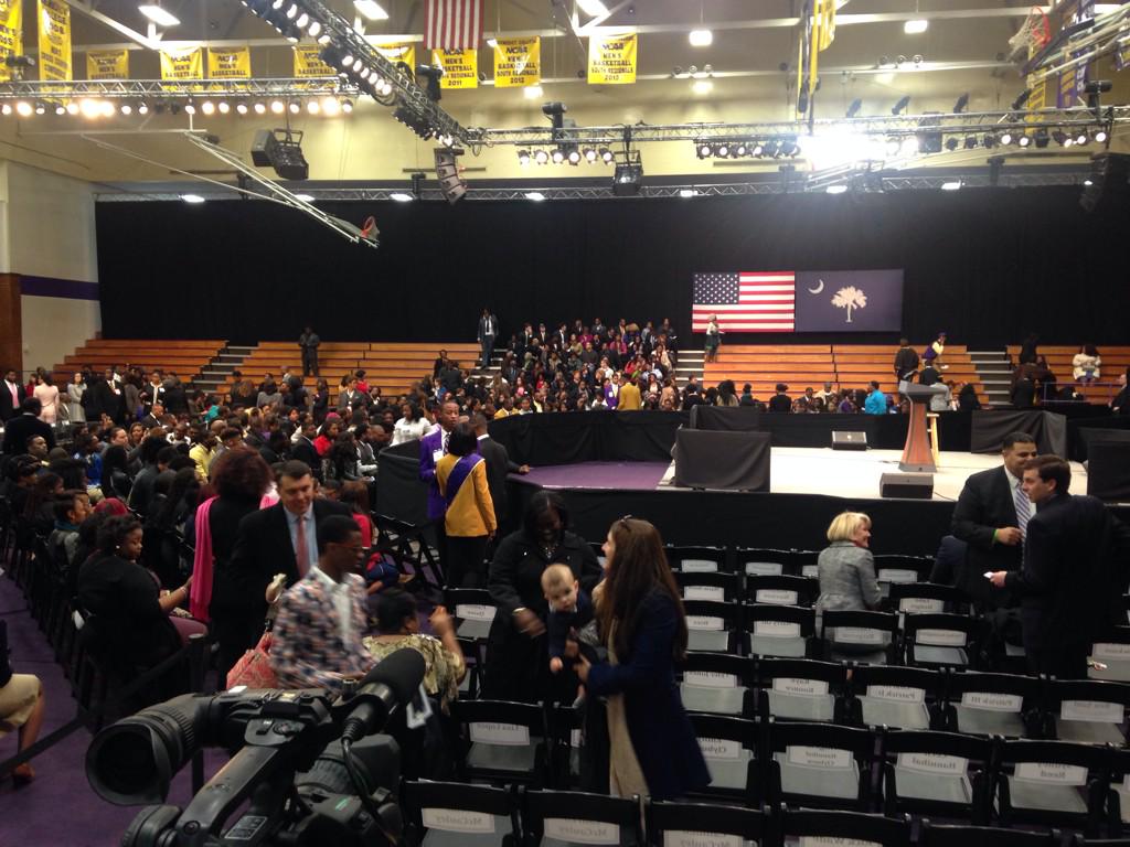 differencemakin's tweet image. You know why I'm here. #MakinADifference #PresidentObama #BenedictCollege