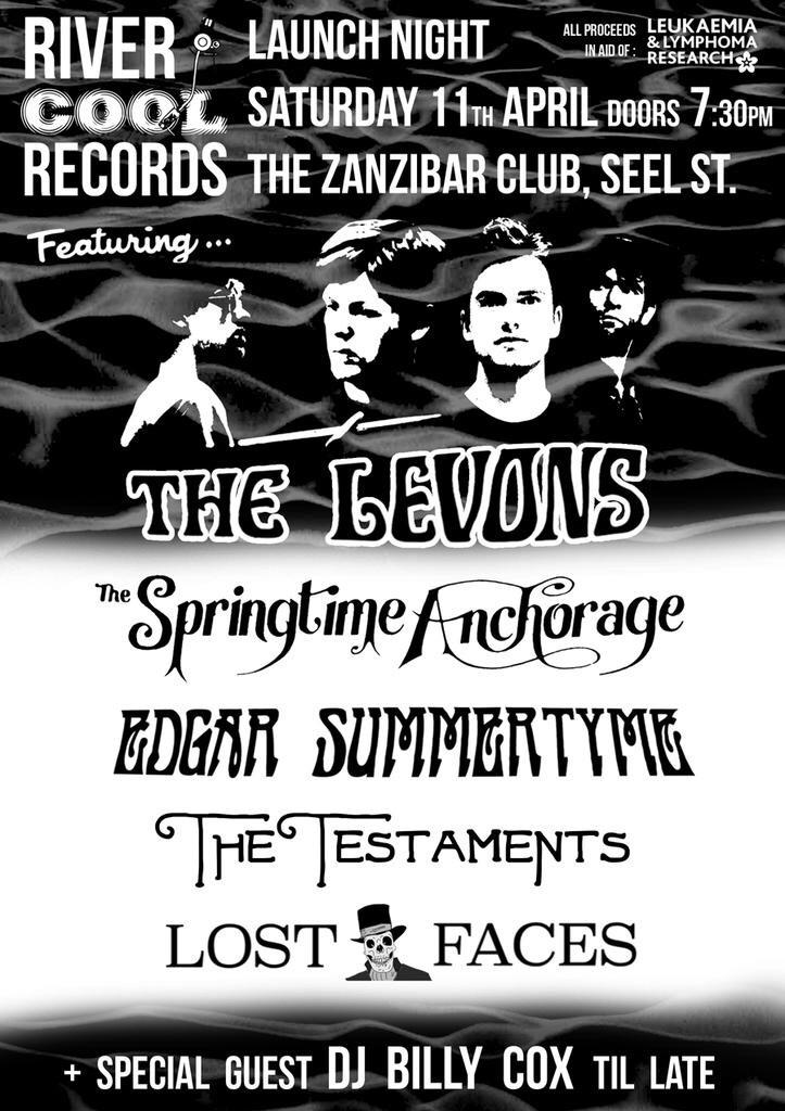Secondly...... Playing with our mates The Levons for their launch . Great cause too. Gonna be a boss one .
