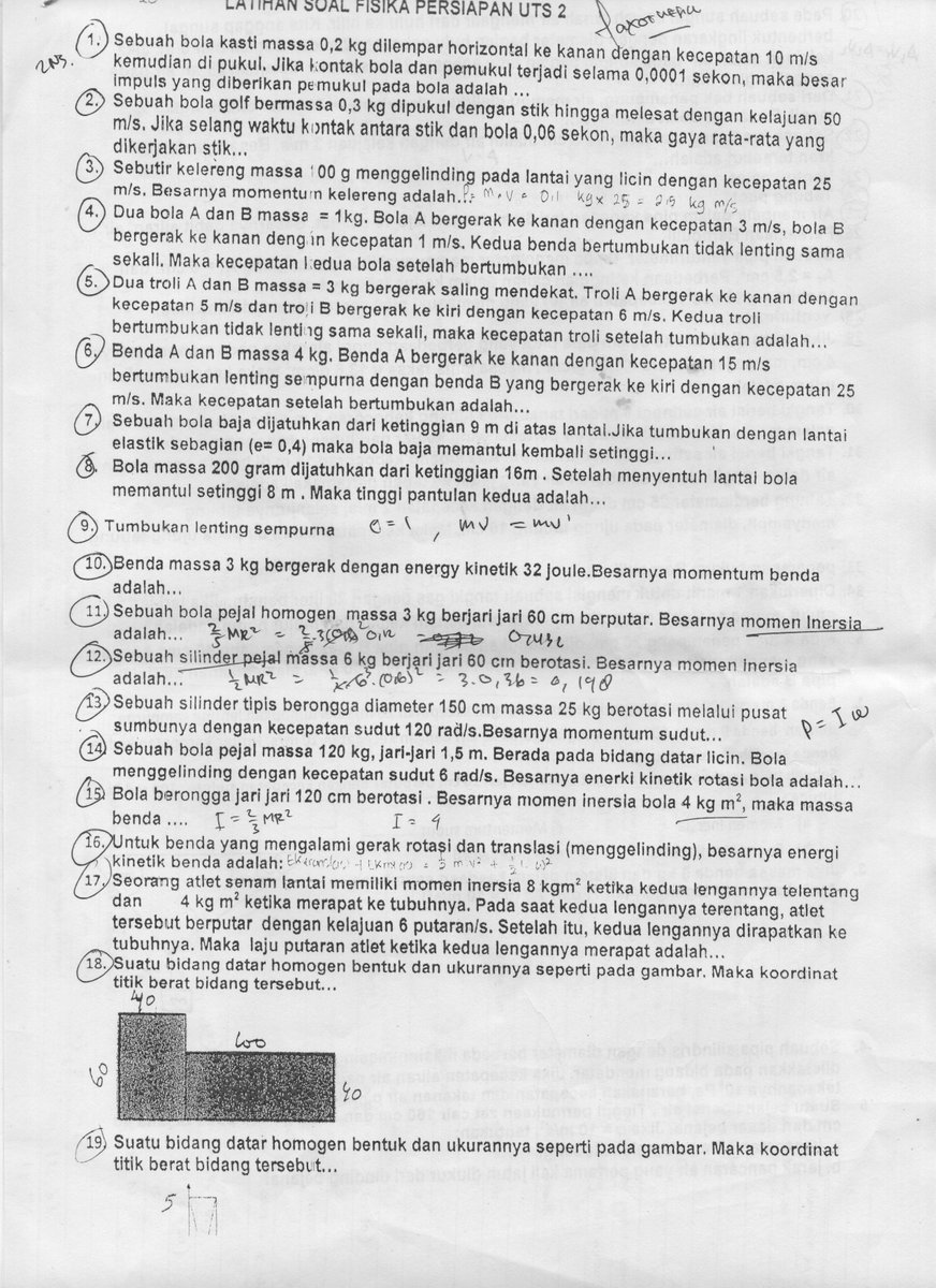 official_heryan's tweet image. #UTS #MidTest #SmansaKbm #Fisika