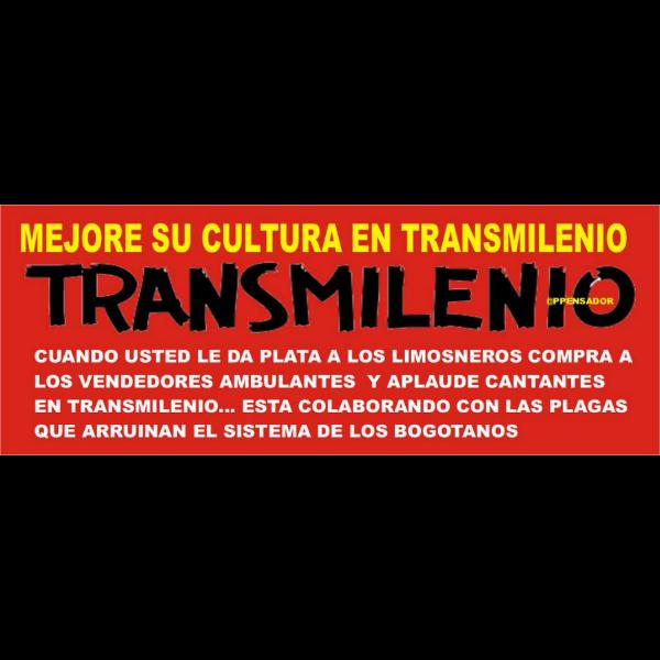 TransmInfierno's tweet photo. Mas claro no puede estar #TransMilenio @transmireporte @PPENSADOR #transminfierno @Citytv http://t.co/XqNjtoztuH
