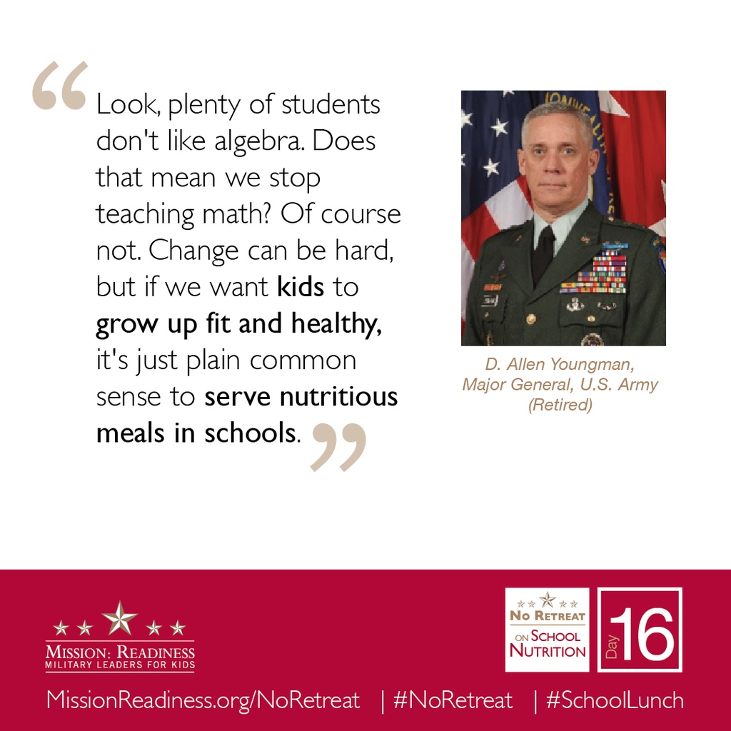 If we want kids to grow up fit &amp; healthy, it's just plain common sense to serve nutritious school meals. #RWJF1stFri