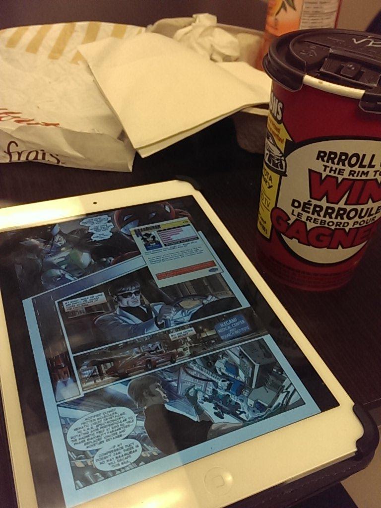 GregMikaels's tweet image. @EricaGore Doing good as well! Eating lunch at work, and reading comics. #BeingGeek. 😋😆