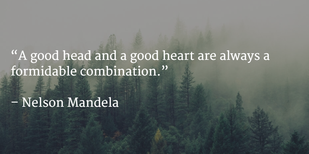 zaibatsu's tweet photo. “A good head and a good heart are always a formidable combination.”
 
– Nelson Mandela http://t.co/7ajB0x3hBN