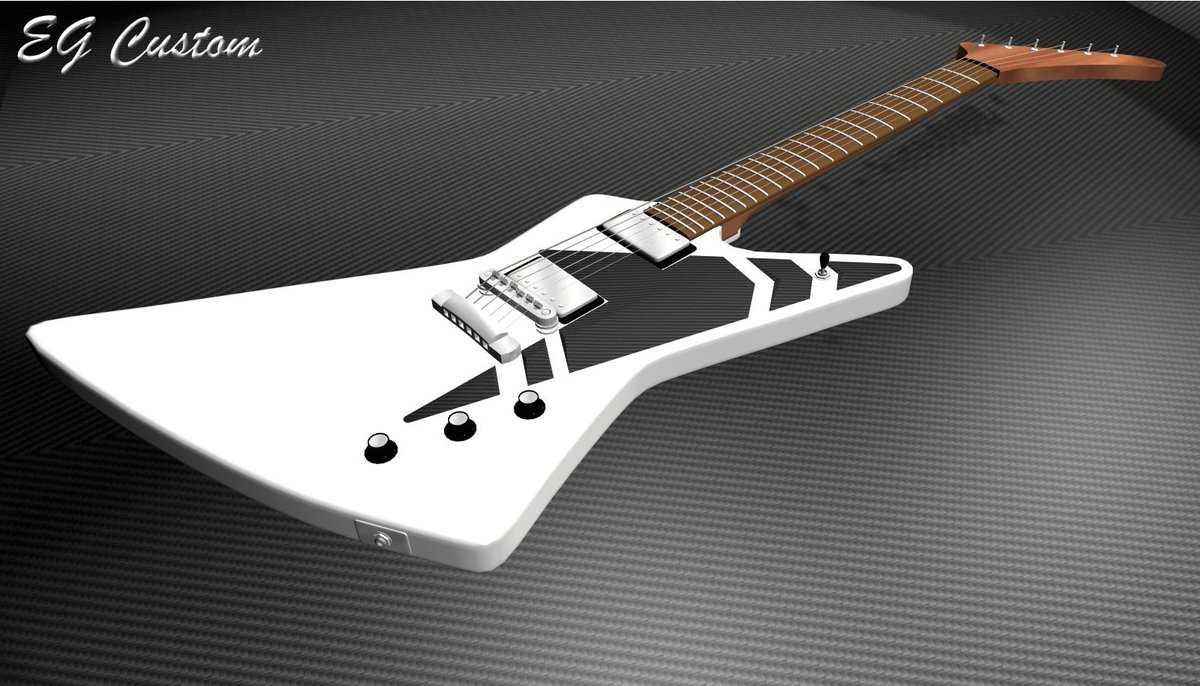 We are thinking something in carbon fiber... Arrow #pickguard for #Gibson #Explorer