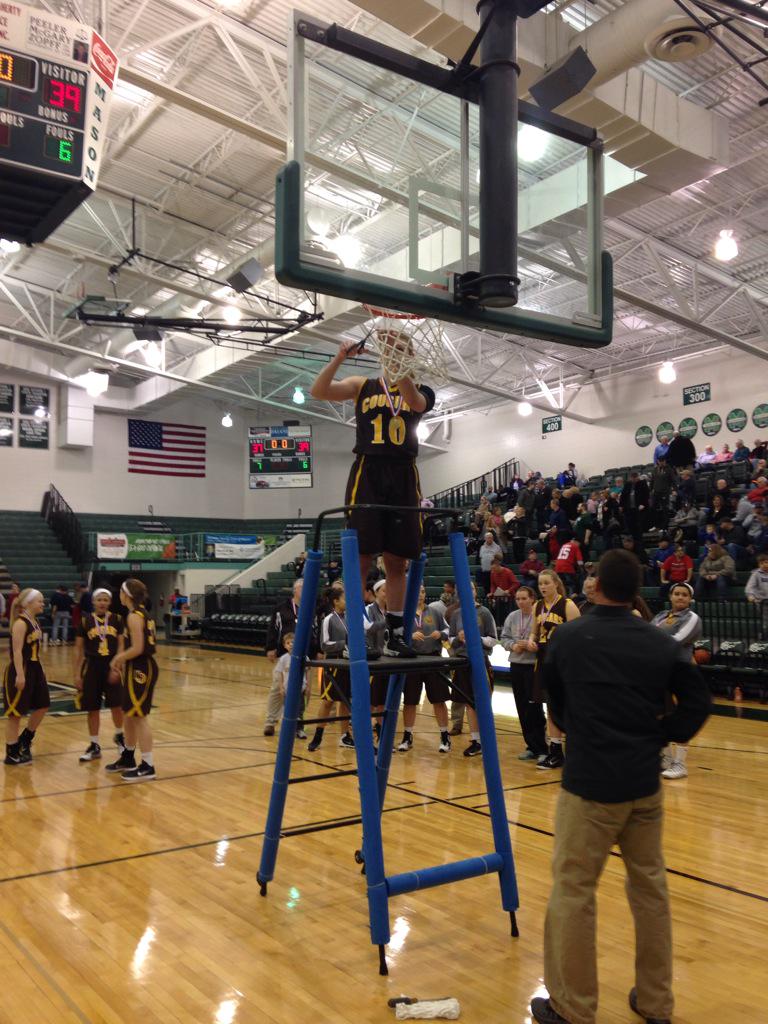 So...this happened...Congrats to the District Champion Kenton Ridge Lady Cougars!