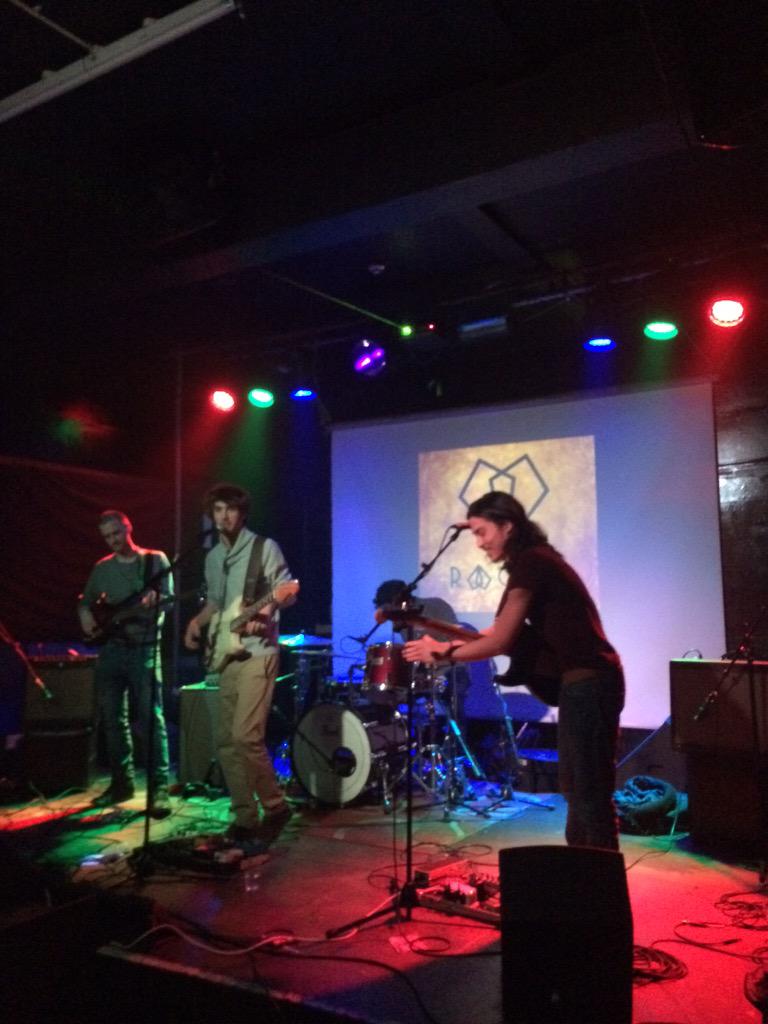 RacketLondon's tweet image. .@RemoteViewMusic bringing some funk indie to the Racket stage