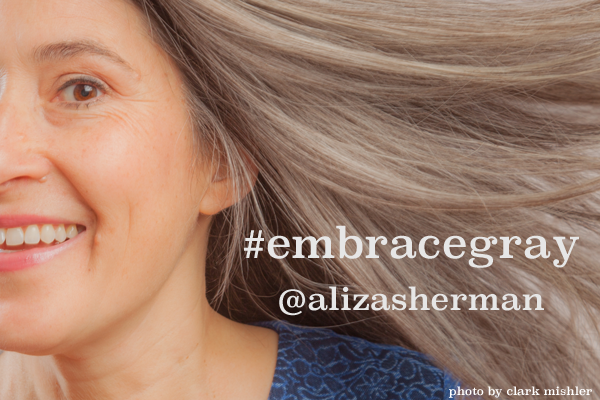 alizasherman's tweet photo. I Am Not My Gray Hair. My Hair Is Not Me. http://t.co/xUpOl5bisc via @ the_broad_side #EmbraceGray http://t.co/YMAP0fBxpT