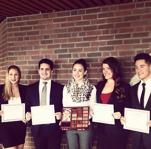 SarahStGeorges's tweet photo. 2015 - 1st Place #Winners of the CMA #Venture and Justin Arnold Memorial Award at #Laurentian University. http://t.co/kBBi4czG2K