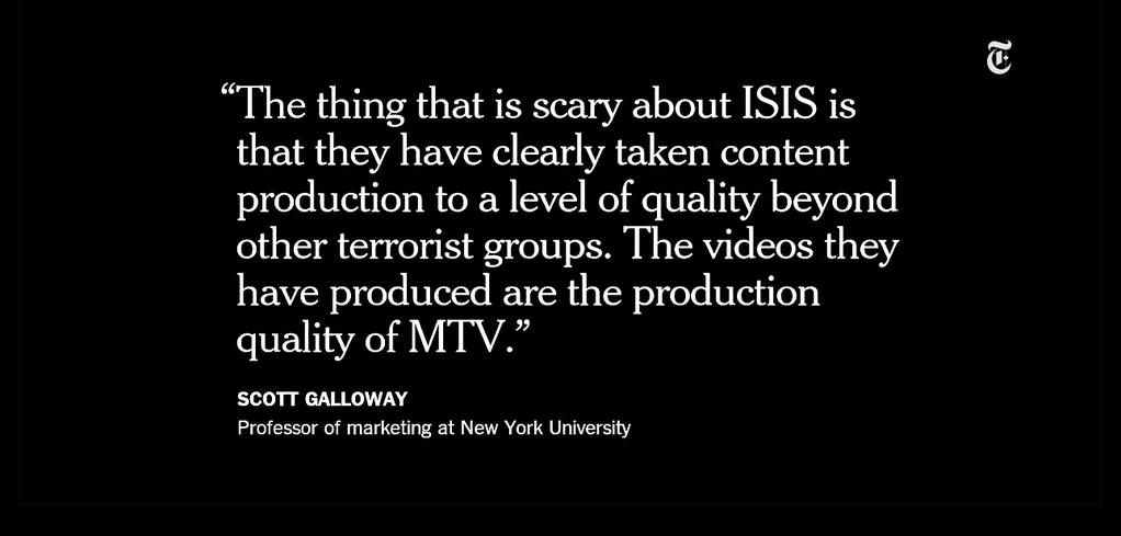 TheISISfiles's tweet photo. #ISIS Violent images put out by ISIS are distributed far beyond their initial audiences. http://t.co/xNCGoSQCbU http://t.co/dFly9eP1w2