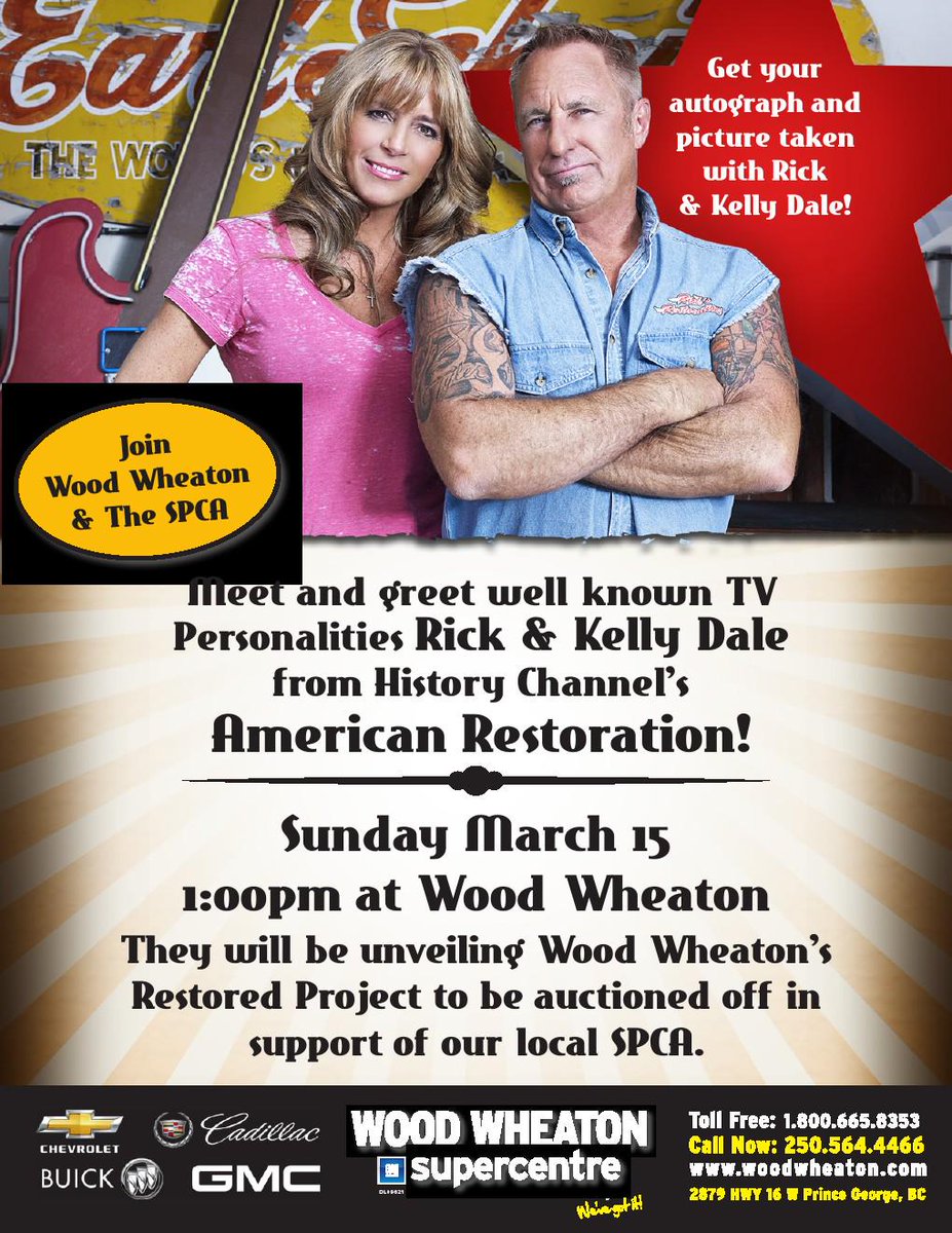 WoodWheaton's tweet photo. Do not forget Mar 15! We will be auctioning off a special restoration project with the proceeds to the SPCA! http://t.co/TKaHMMMjna