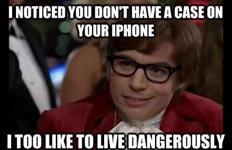 ohhhreallly's tweet photo. #OhReally #nocase #iPhone #LivingOnTheEdge #Risky #LiveDangerously #Naked http://t.co/lRdGWdcOpX
