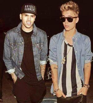 KayHilly's tweet image. Who looks  more fab,RT for justin,Fav for chris breezy