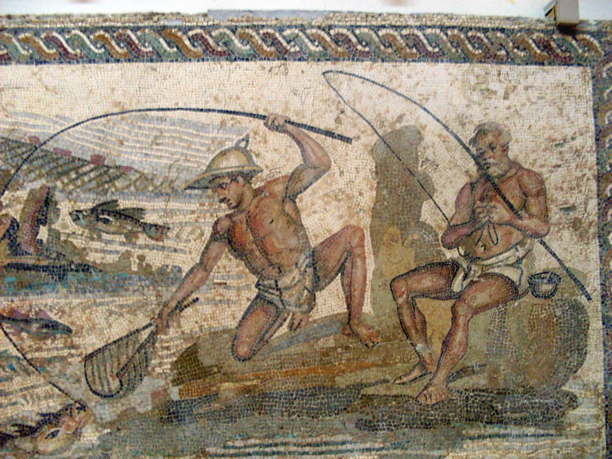 Pesacadors romans. Mosaic