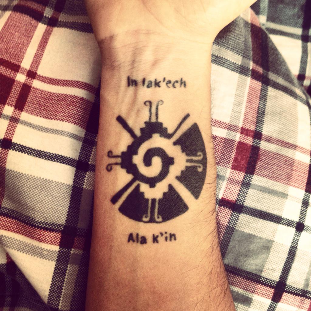 C. Gilmour on Twitter "In lak'ech "Yo soy otro tu" Ala K'in "Tu eres