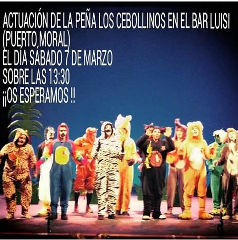 loscebollinos's tweet photo. Mañana sabado dia 7 actuación en Puerto Moral sobre las 13:30 En el "Bar luisi" animarse!! #Cebollinos2015 RT RT http://t.co/2hns2Vzjgk