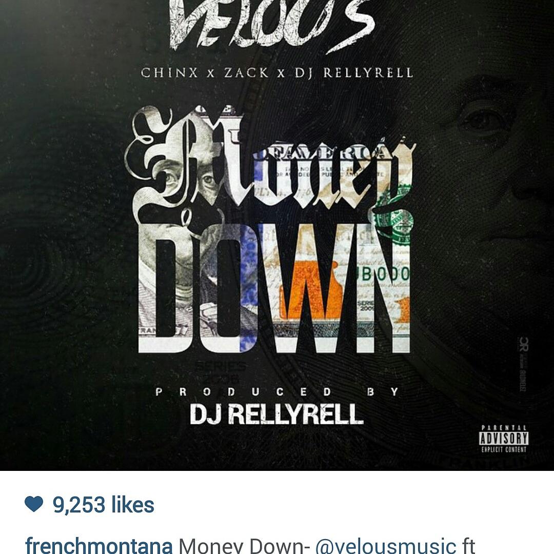 teamVel's tweet image. 2.25.2015 | @velousmusic ft @chinxmusic (Produced by @djrellyrell ) 🔥❗️🐔 #AllDay #AllDayNigga #MoneyDown