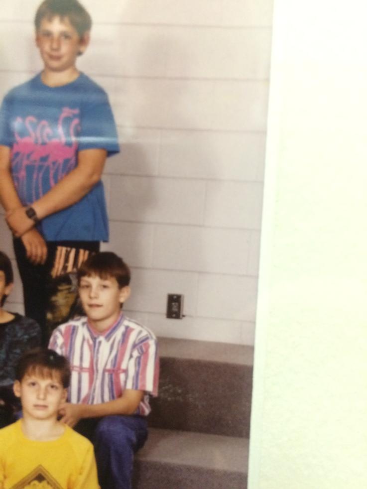 markphaneuf's tweet photo. @DwayneGareauPA Guess who's grade seven picture? #RecognizeAnyone? http://t.co/0Q05EI50Xt
