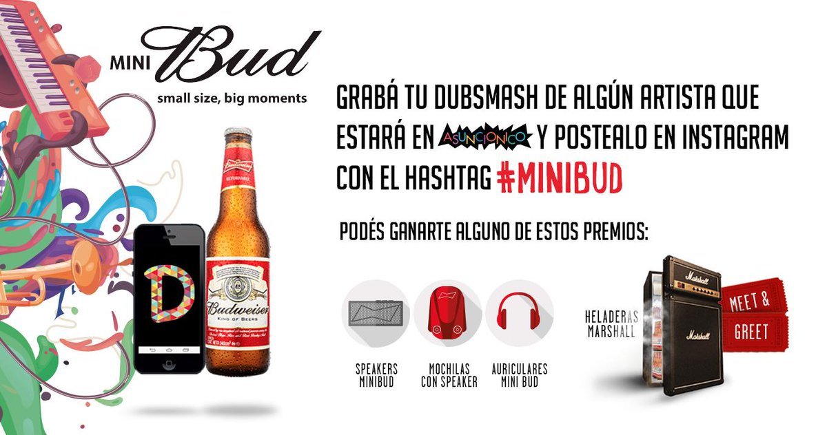 heinowpy's tweet photo. > @Budweiser_py tiene increíbles premios para vos: seguí la consigna, usá el hash #MiniBud y ganá. http://t.co/8j99DMQFwJ