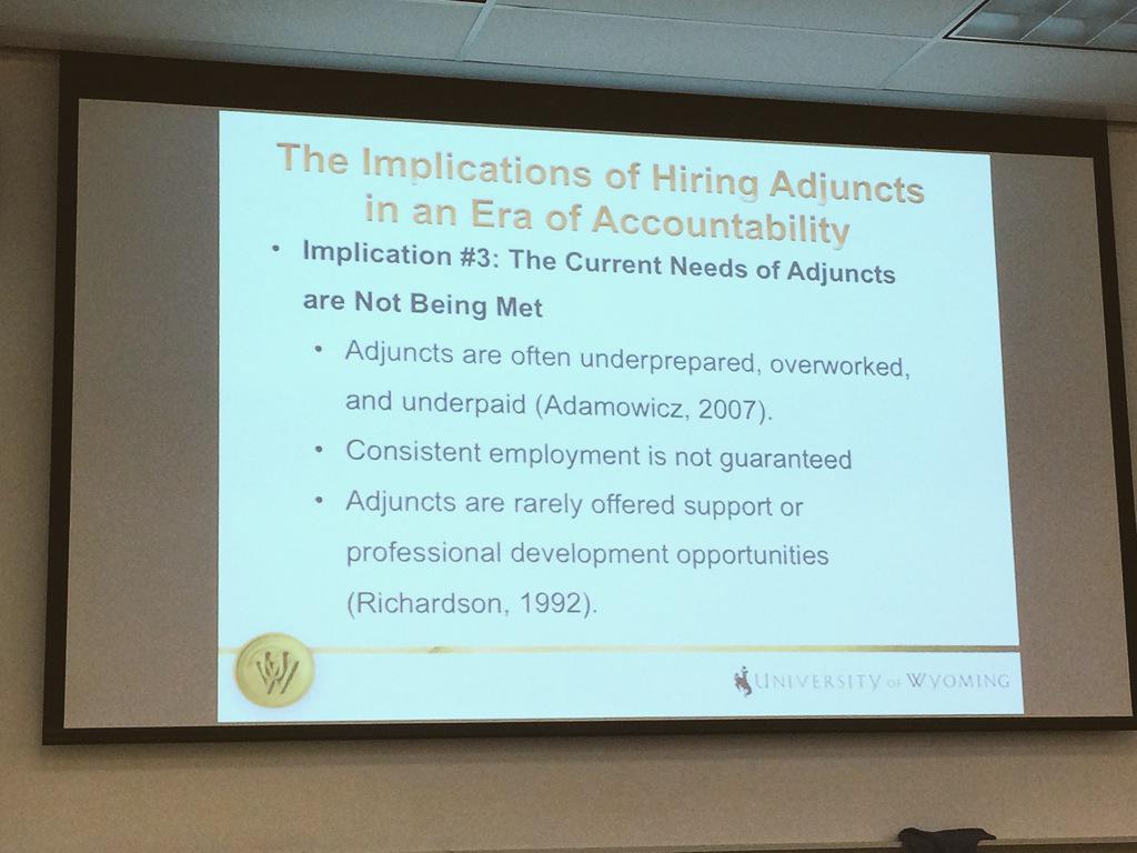 npmaven's tweet image. Sound familiar #adjunctchat friends?