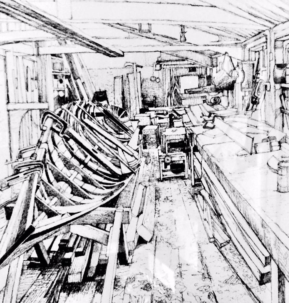 Pulteneycruiser's tweet photo. The workshop @bathboating @BathwickBoatman http://t.co/y1fwCKMZx4