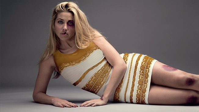 Adweek's tweet photo. Salvation Army turned #TheDress into a powerful domestic violence ad: http://t.co/aEsMTGLfM6 http://t.co/wu5TFT1pnI