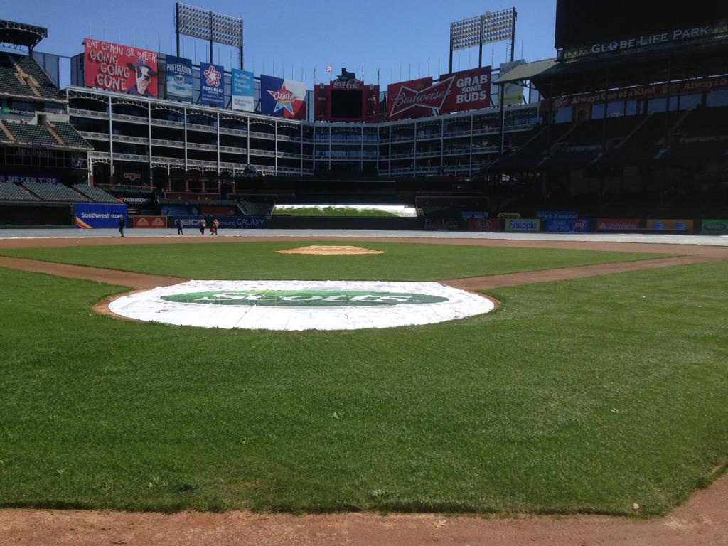 TXGroundsCrew's tweet photo. Blankets coming off this afternoon. #growingGreen http://t.co/c4kMabEnVy