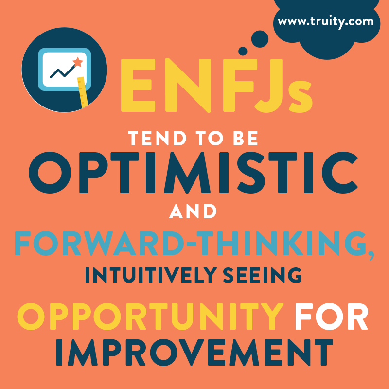 TruityLabs's tweet photo. @ENFJ_Life #ENFJs tend to be optimistic and forward-thinking, intuitively seeing opportunity for improvement... http://t.co/GGOn6Ie2JB