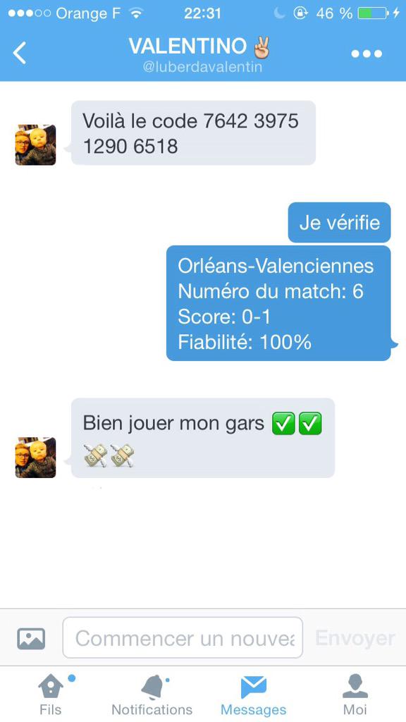 BetFixedWin's tweet photo. Fixed qui passe sans problème !!! 💰💰 http://t.co/GZwbgwLIaH