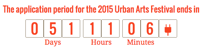 UAFestival's tweet photo. Get in before you get locked out. Apply now at https://t.co/Di0pByYJJ1 http://t.co/rZPXw9ErFv