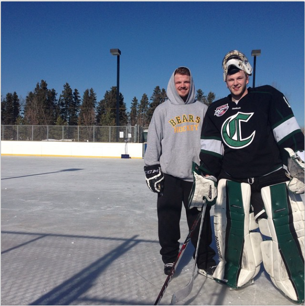 AJHLmemes's tweet photo. Good to see @OFFICIAL_TNixon get some ice time today. http://t.co/3xlHi19fkj