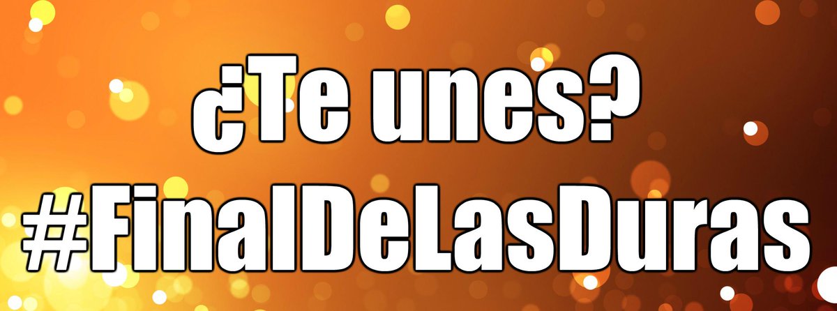 tcsoyelmejor's tweet photo. ¿Serán ellos los GANADORES? ¡Atrévete a VERNOS! Utiliza nuestro HT: #FinalDeLasDuras y apoya a tu favorito. | 21H45 http://t.co/bO0QjZp2LZ