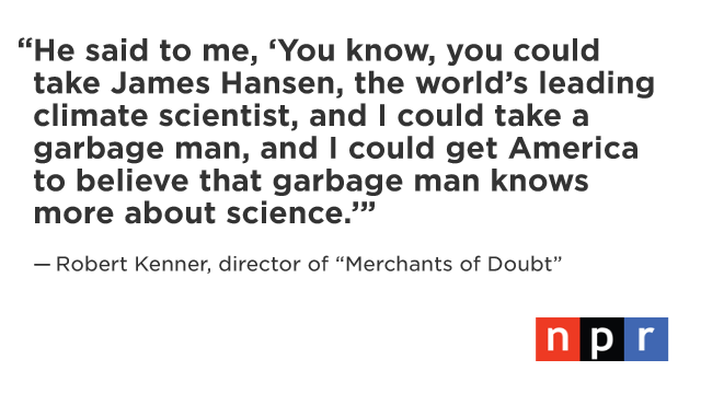 benrogot's tweet photo. A new documentary goes after the tactics of climate change skeptics. @npratc #MerchantsOfDoubt http://t.co/KwdBsjV8wj http://t.co/LyNQhq2xS0