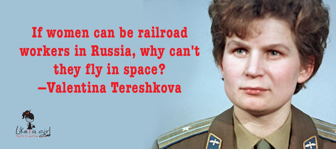 Happy Birthday Valentina Tereshkova, the first woman to fly in space, Vostok 6 for Russia 