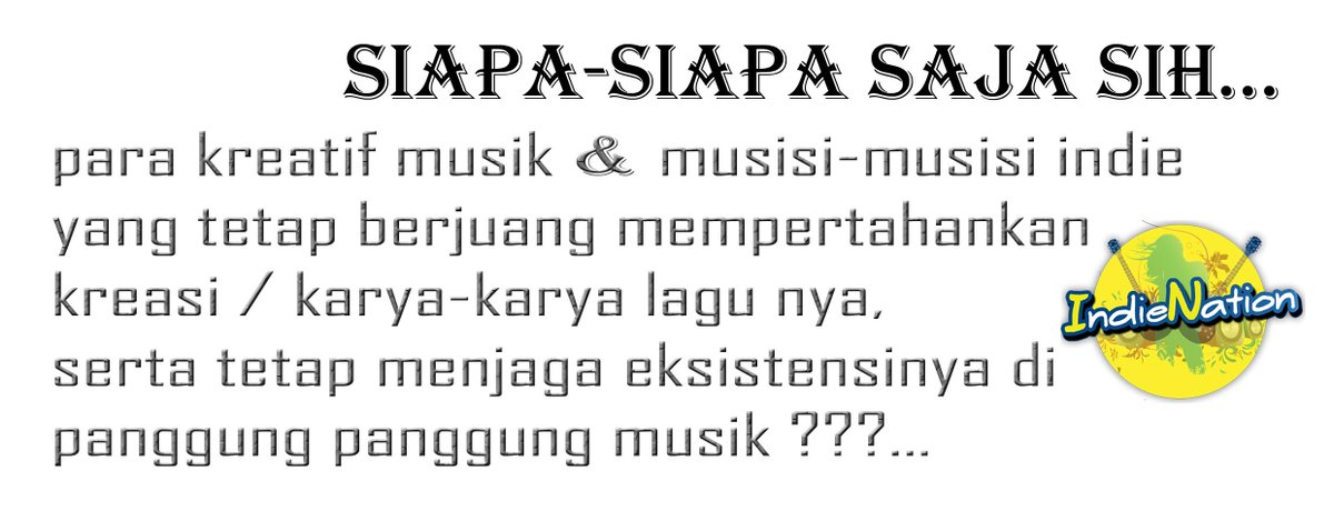 #IndieNationID tweet media