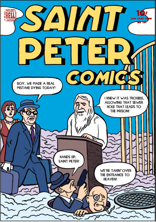 MKupperman's tweet photo. St Peter comics http://t.co/TWKGAwY594