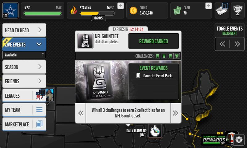 schultzzeey's tweet image. @EAMaddenMobile I never recieved my gauntlet pack after I.completed challenges