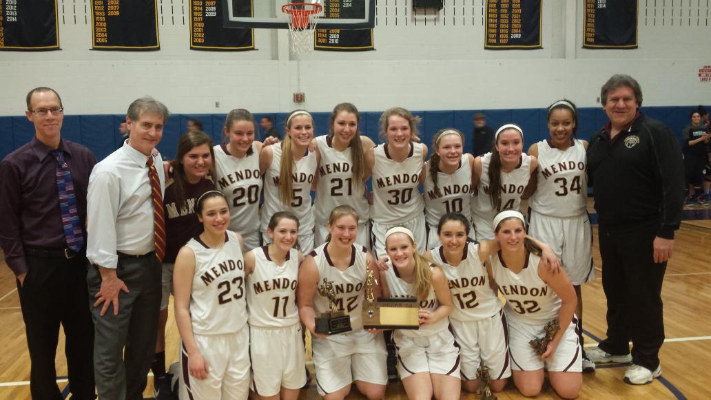 Section V Champions!  Great job <a href="/mendonGVBB/">Mendon Girls Varsity Basketball</a>