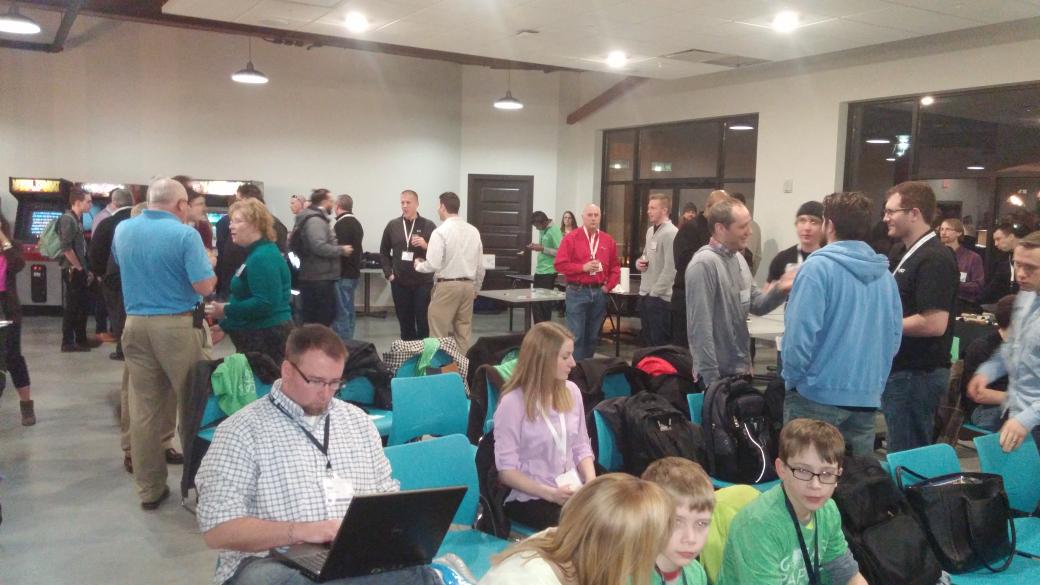AchievementEng's tweet photo. Good crowd and innovative presenters tonight. @Swcr15 http://t.co/gAZgwwbhMA