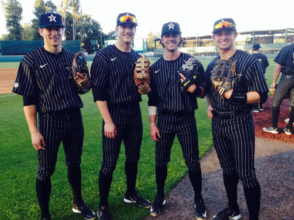 vanderbilt baseball pinstripe jersey