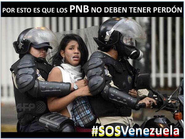 VirguezFranklin's tweet photo. #UNASUR NO SEAS COMPLICE DE ESTA DICTURA.ASESINAN A LA JUVENTUD LES VIOLAN SUS DERECHOS.
#ArtistasPorVzla http://t.co/QCPNC9E8GT