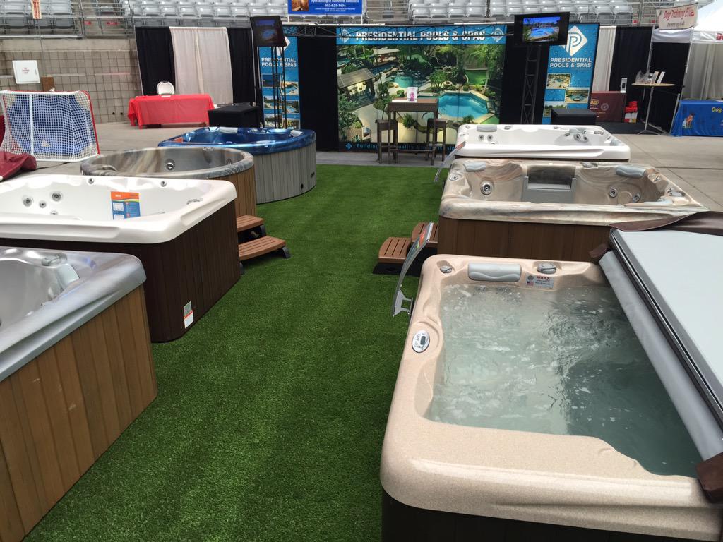 PresPools's tweet image. Visit @PresPools at the @TheHomeShows. Amazing setup. Can't miss us. #Pools #PresidentialPools #Spas